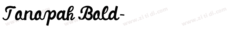 Tonopah Bold字体转换